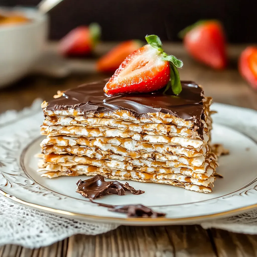 Easy 3-Ingredient Matzo Cake Recipe