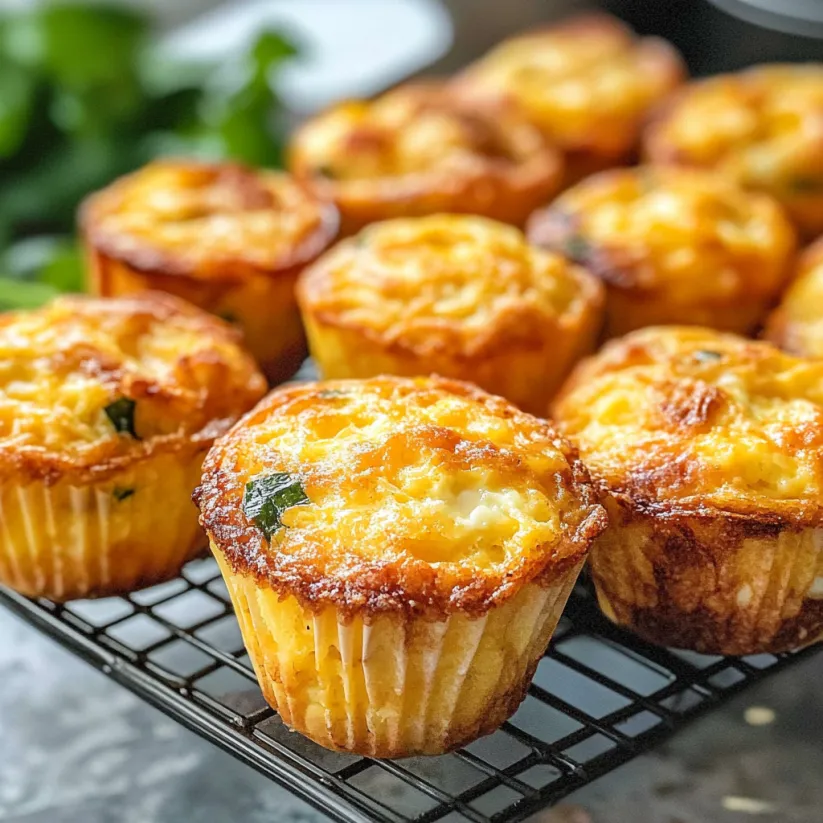 A tray of muffins with green toppings.
