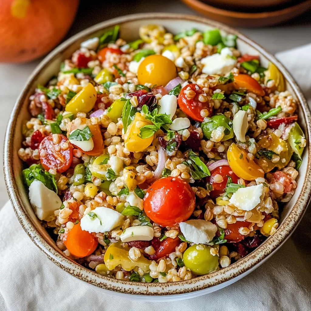 A bowl of salad with tomatoes, corn, and cheese.