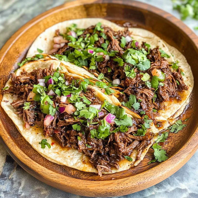 A plate of beef with onions and peppers.