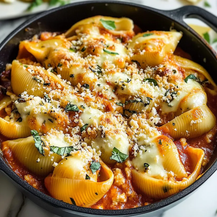 A bowl of pasta with cheese and spinach.