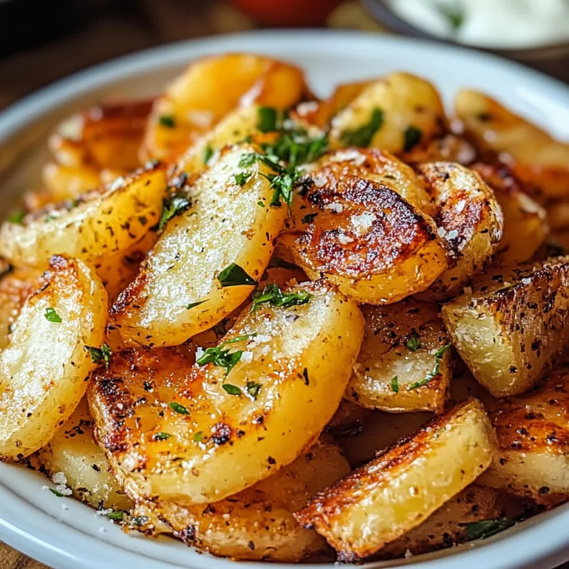 A white bowl filled with cottage fries.