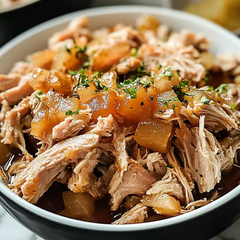 A bowl of slow cooker apple.