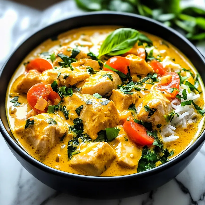 A bowl of soup with tomatoes, spinach, and rice.