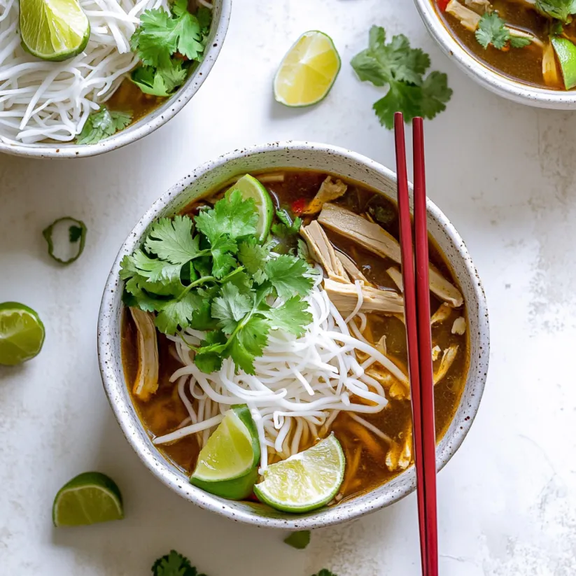 A bowl of soup with noodles and vegetables.