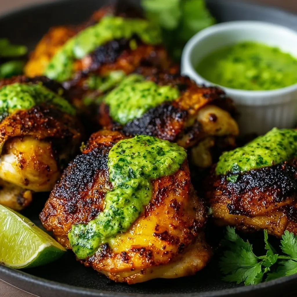 A plate of chicken with sauce.