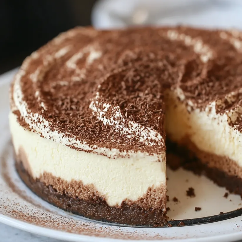 A slice of cake on a plate.