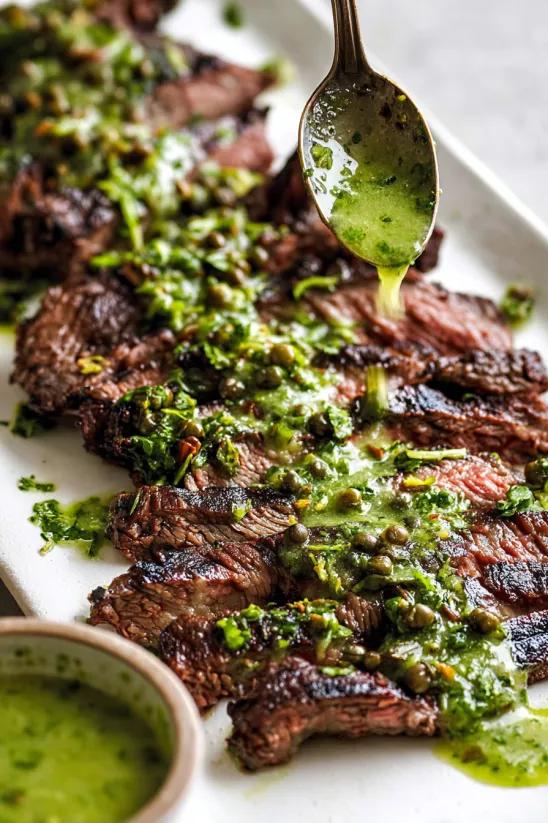 A plate of meat with sauce on it.