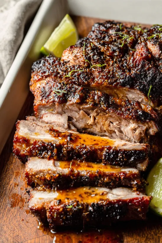A delicious lechon asado.