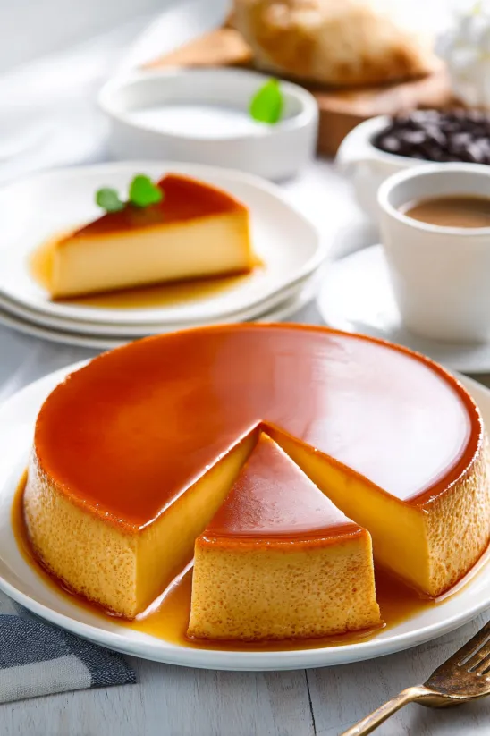 A slice of cake on a plate.