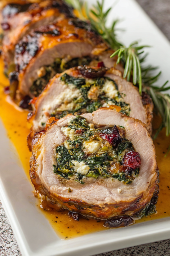 A plate of meat with greens on it.