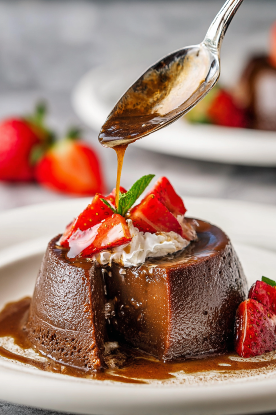 A plate of food with a spoon in it.