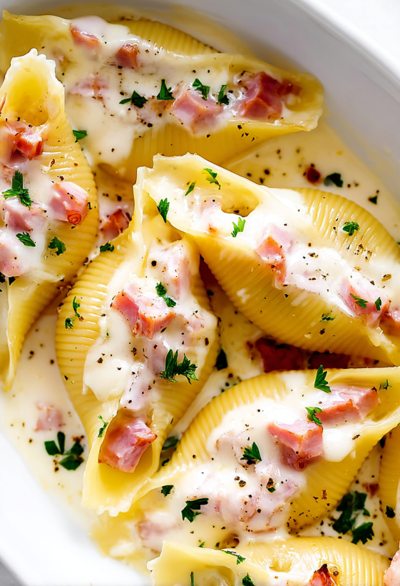 A plate of pasta with meat and cheese.