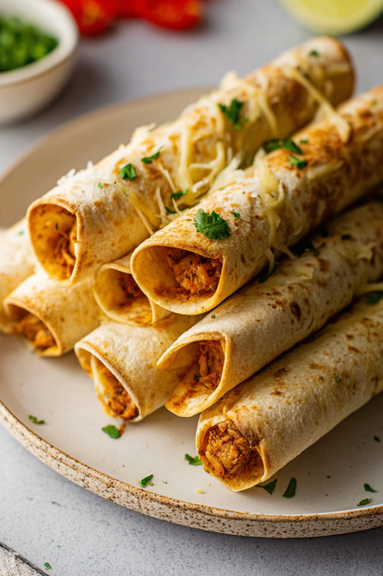A plate of food with a variety of food items.