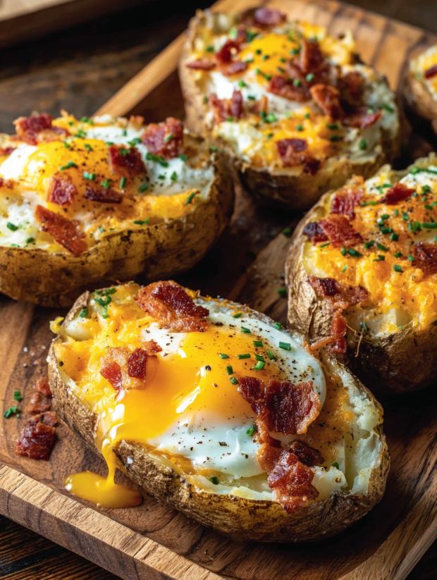 Bacon and egg potatoes.