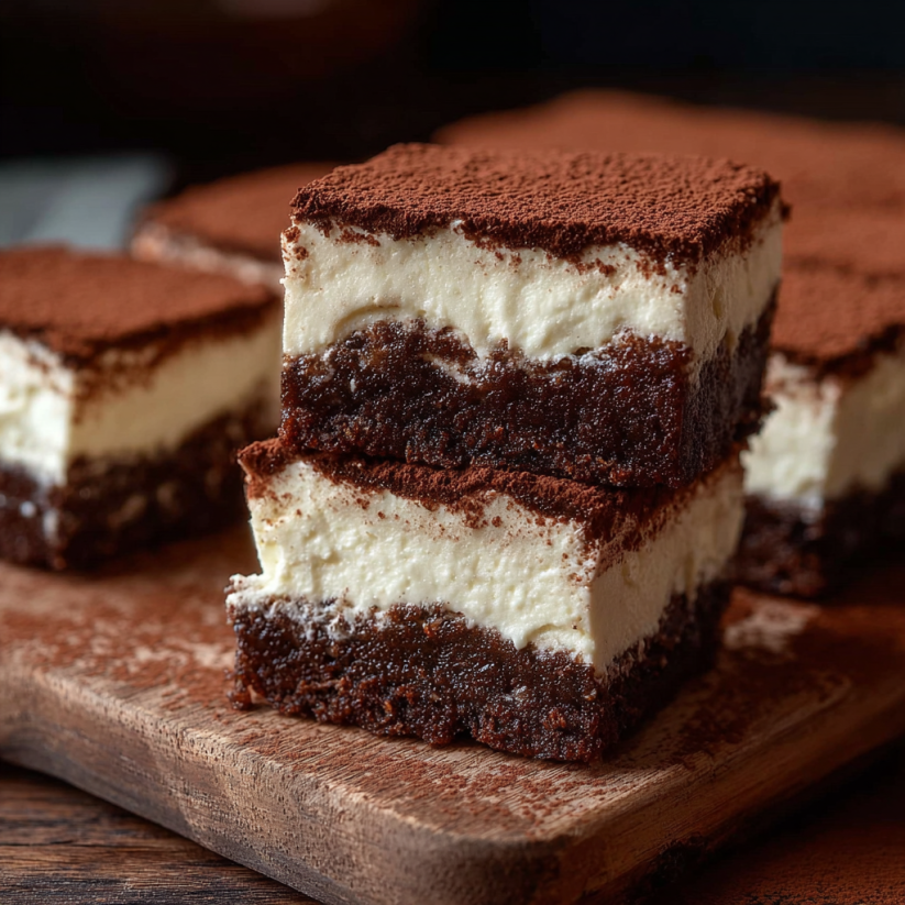 A slice of chocolate and white cake.