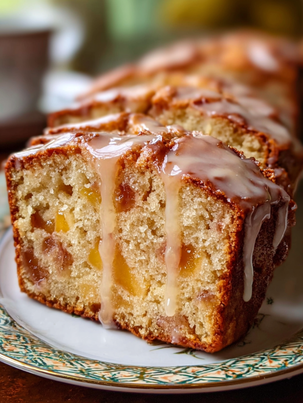 A slice of cake with icing.