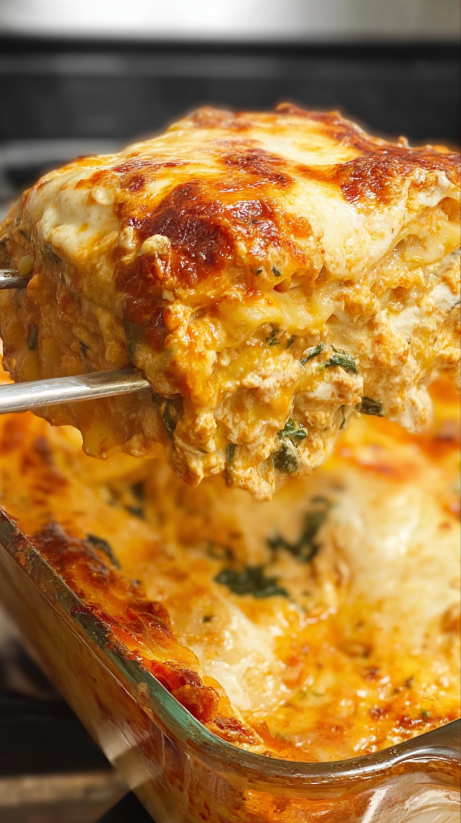 A person is taking a bite of a cajun chicken lasagna roll up.