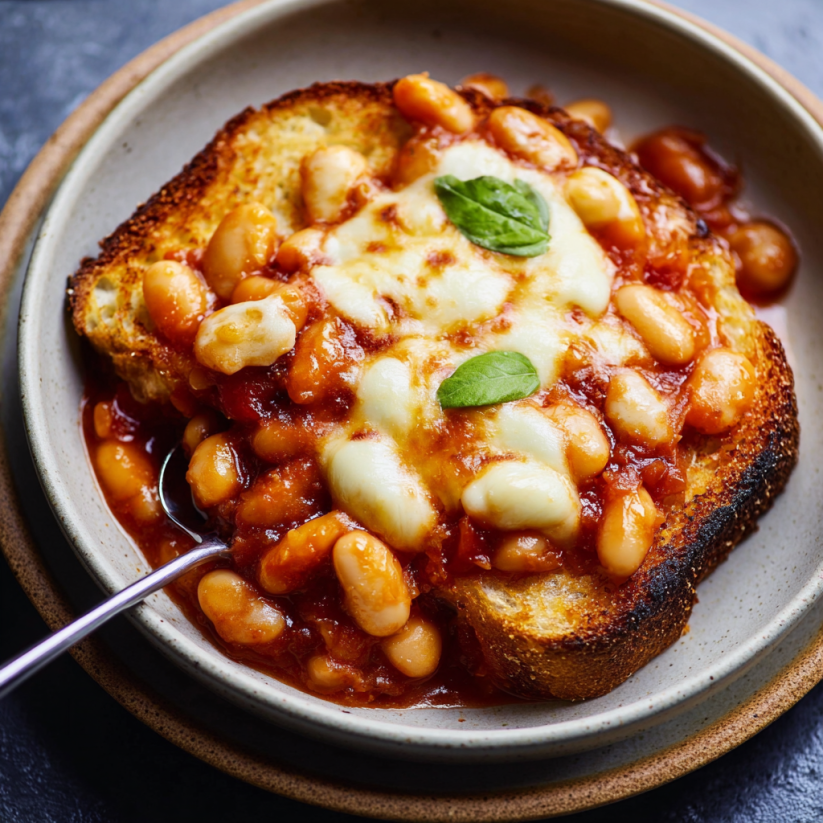 A bowl of food with a spoon in it.