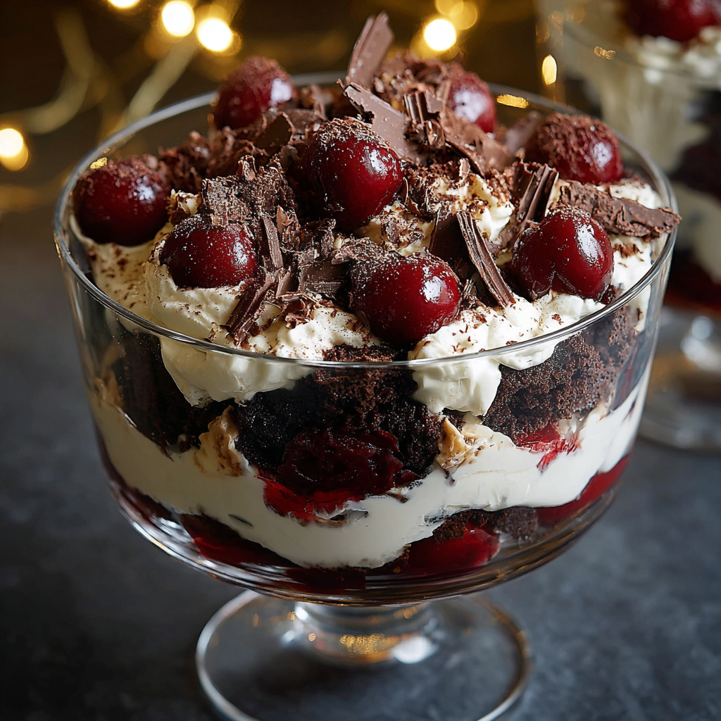 A glass bowl filled with a dessert.