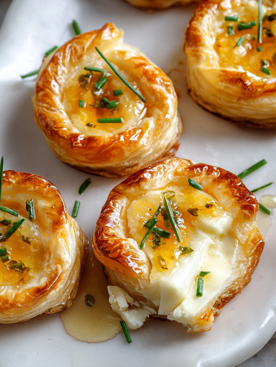 Upside-down Brie Bites.