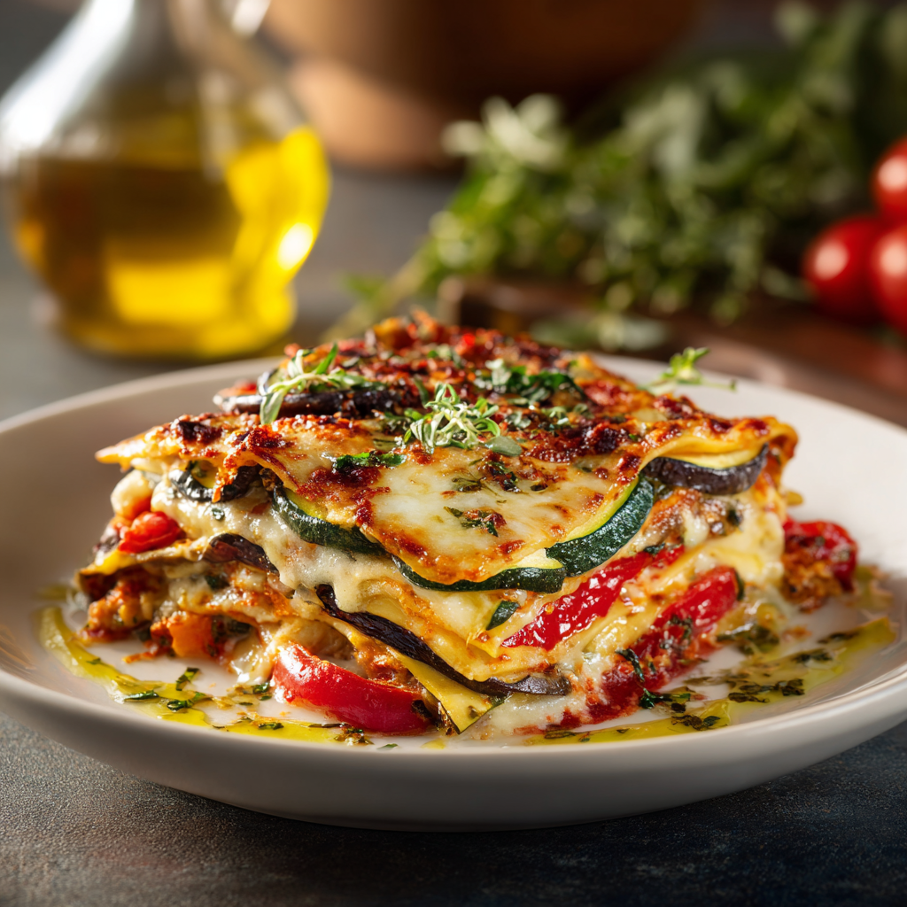 A plate of food with a creamy ricotta and vegetables.