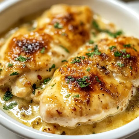 A bowl of chicken gloria.
