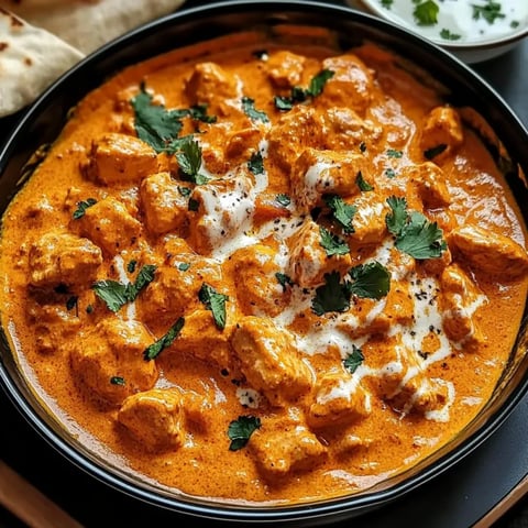 A bowl of chicken tikka masala.